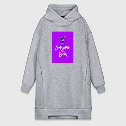 Женское худи-платье J-hope in the box - K-pop, цвет: меланж