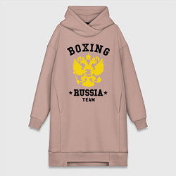 Женская толстовка-платье Boxing Russia Team