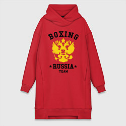 Женская толстовка-платье Boxing Russia Team