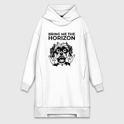 Женская толстовка-платье Bring Me the Horizon - rock dog