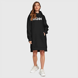 Женское худи-платье Inzoi logo, цвет: черный — фото 2