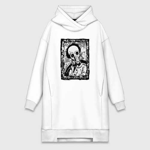 Женская толстовка-платье Gaslight Grin / Белый – фото 1