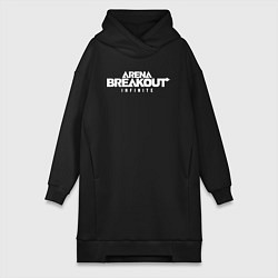 Женское худи-платье Arena breakout infinite, цвет: черный