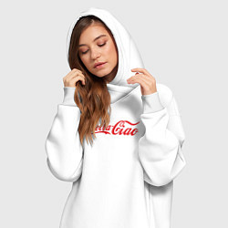 Женское худи-платье Bella ciao series, цвет: белый — фото 2