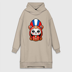 Женская толстовка-платье Сувенир из России