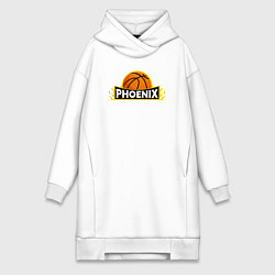 Женское худи-платье Phoenix NBA, цвет: белый