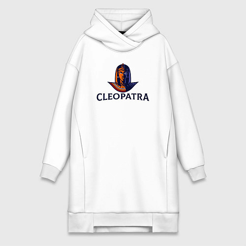 Женская толстовка-платье Клеопатра / Белый – фото 1