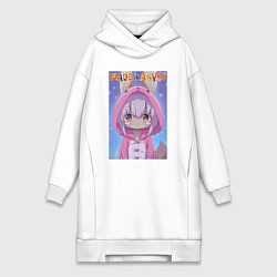 Женское худи-платье Nanachi in the pajama, цвет: белый