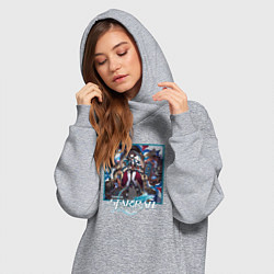 Женское худи-платье Сюэй, цвет: меланж — фото 2