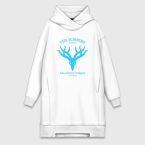 Женская толстовка-платье Veil Jumpers - Dragon Age / Белый – фото 1