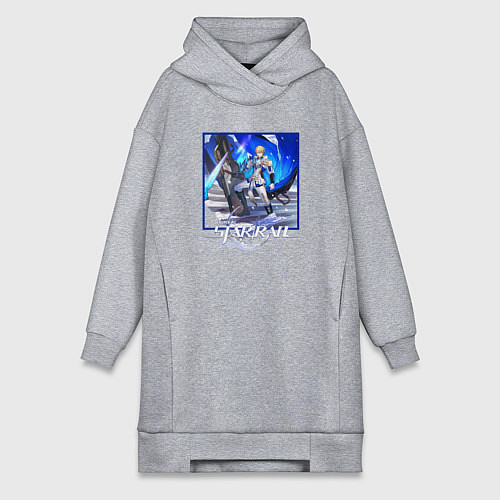 Женская толстовка-платье Гепард / Меланж – фото 1