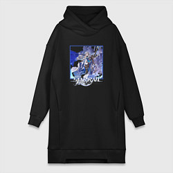 Женское худи-платье Броня Рэнд, цвет: черный