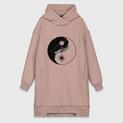 Женская толстовка-платье ЯнЫн