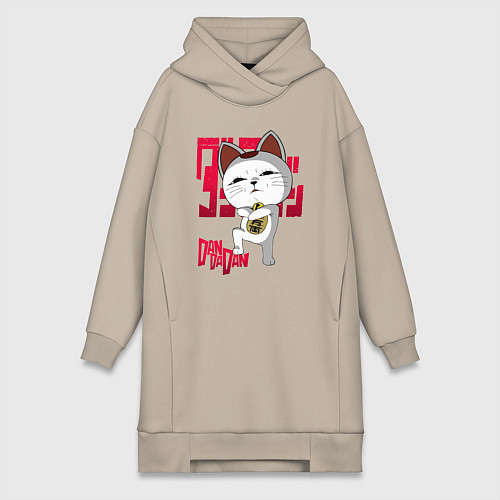 Женская толстовка-платье Турбо бабка / Миндальный – фото 1