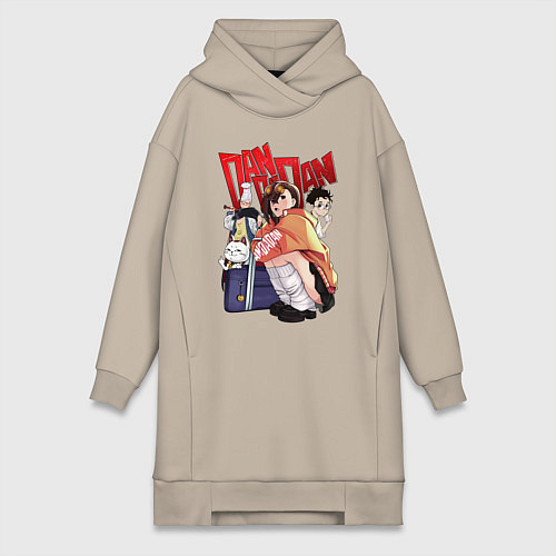 Женская толстовка-платье Momo Ken Seiko Granny / Миндальный – фото 1