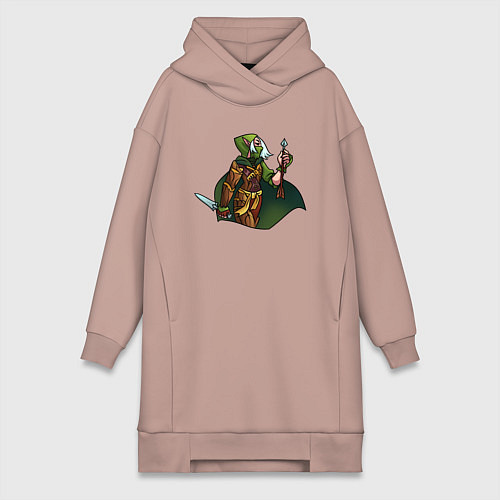 Женская толстовка-платье Верминтайд 2 - Кериллиан из Warhammer / Пыльно-розовый – фото 1