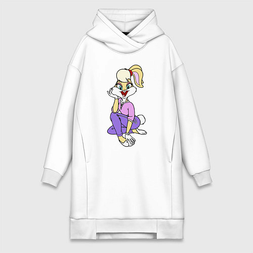 Женская толстовка-платье Lola Bunny / Белый – фото 1