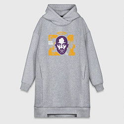 Женское худи-платье Black mamba 24, цвет: меланж