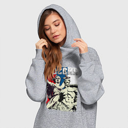 Женское худи-платье Родина, цвет: меланж — фото 2