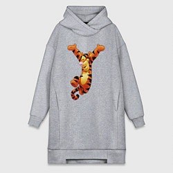 Женская толстовка-платье Винни пух - Тигруля