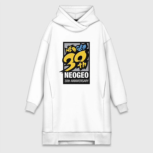 Женская толстовка-платье Neo geo - anniversary / Белый – фото 1