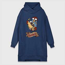 Женская толстовка-платье Flapjack - heart candies