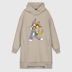 Женская толстовка-платье Bugs Bunny - Lola Bunny