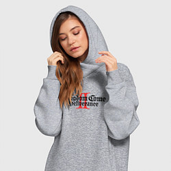 Женское худи-платье Kingdom Come Deliverance 2, цвет: меланж — фото 2