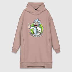 Женское худи-платье Vault Rick, цвет: пыльно-розовый