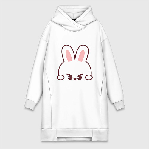 Женская толстовка-платье Mischievous Leebit / Белый – фото 1