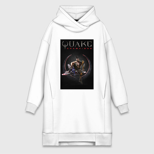Женская толстовка-платье Quake champions Anarki / Белый – фото 1