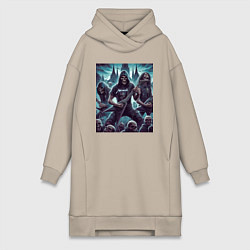 Женская толстовка-платье Metallica - thrash metal