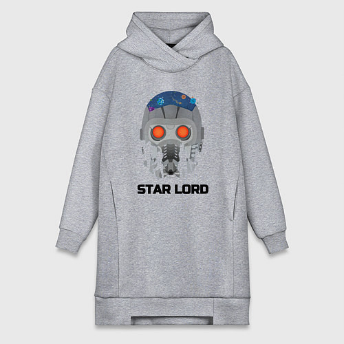 Женская толстовка-платье Star lord / Меланж – фото 1