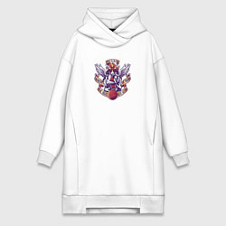 Женское худи-платье Professor Solus, цвет: белый