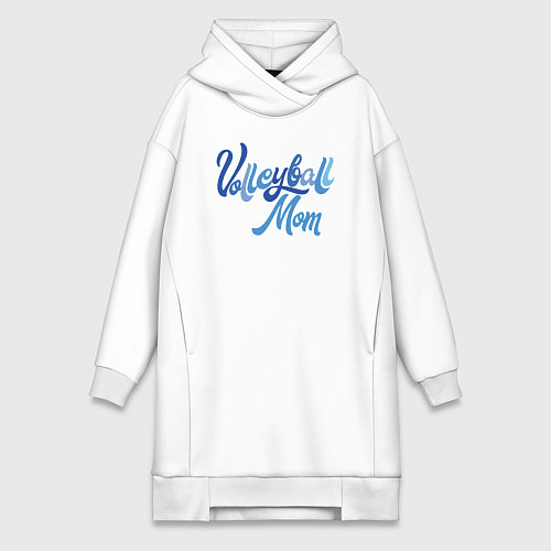 Женская толстовка-платье Мать волейбола / Белый – фото 1