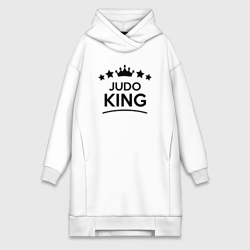 Женская толстовка-платье Король дзюдо / Белый – фото 1