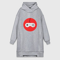 Женская толстовка-платье Джойстик для игр