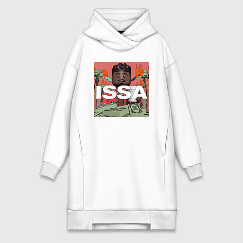 Женская толстовка-платье 21 savage / Белый – фото 1