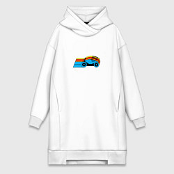 Женская толстовка-платье Tron motorbike