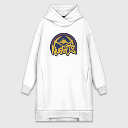 Женская толстовка-платье Nuggets team