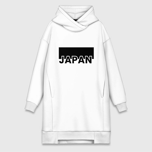Женская толстовка-платье Japan / Белый – фото 1