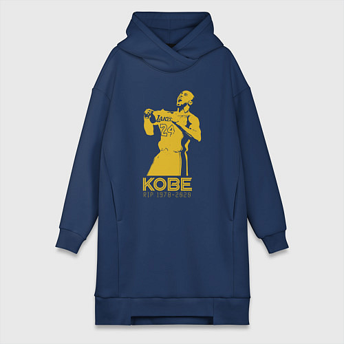 Женская толстовка-платье Kobe - Lakers / Тёмно-синий – фото 1