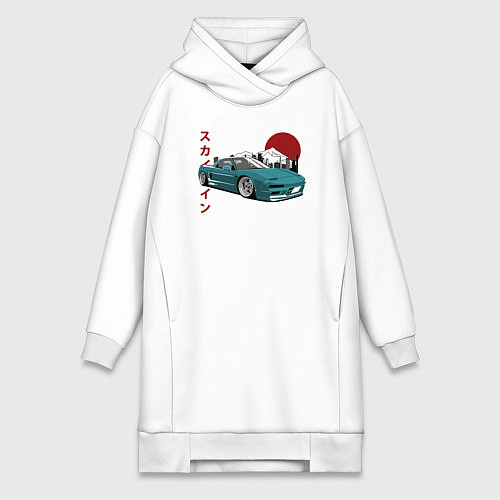 Женская толстовка-платье Toyota MR2 / Белый – фото 1