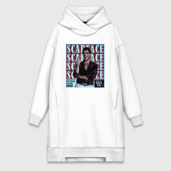 Женская толстовка-платье Scarface постер