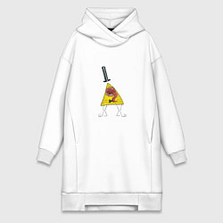Женское худи-платье Билл Шифр, цвет: белый