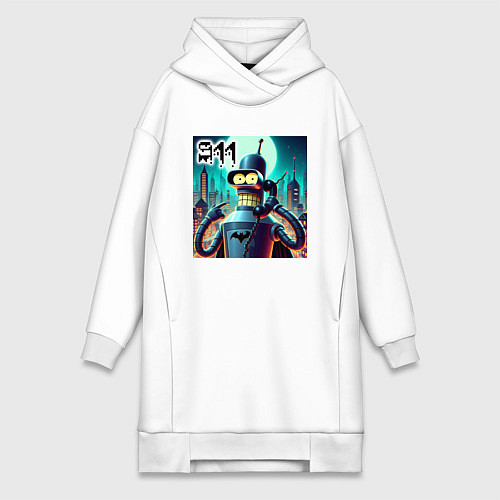 Женская толстовка-платье Бендермен оператор службы спасения / Белый – фото 1