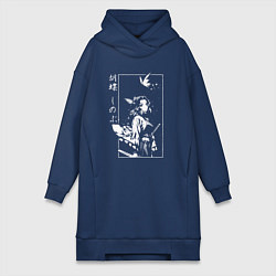 Женская толстовка-платье Шинобу кочо и бабочки