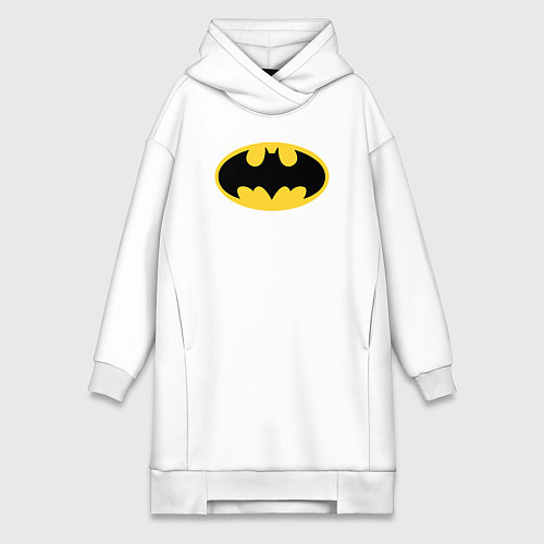 Женская толстовка-платье Batman classic / Белый – фото 1