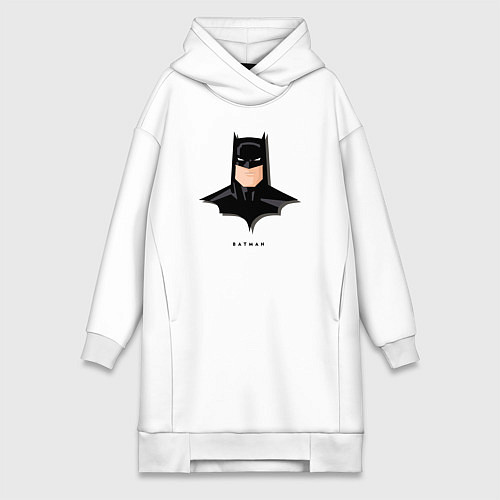 Женская толстовка-платье Batman comics / Белый – фото 1