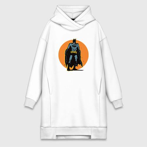 Женская толстовка-платье Cool Batman / Белый – фото 1